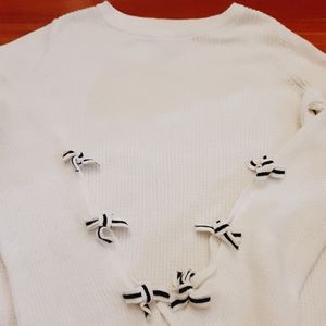 Elle Bow Sleeve Pullover